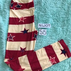 NWT LuLaRoe Americana OS Leggings